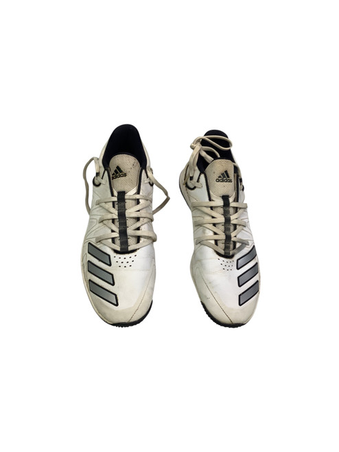 Used Adidas TURF CLEATS BB/SB Cleats White Senior 8.5 11347-S000250123