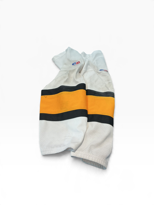 Vist Large View of Product Image Which is Used Hockey Sock White Youth