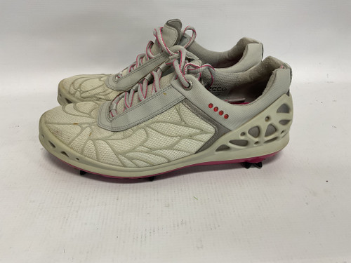 Vist Large View of Product Image Which is Used Ecco Womens Golf Shoes Pink Senior 8