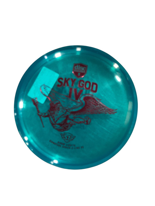 Vist Large View of Product Image Which is Used Discmania SKY GOD Disc Golf Putter Royal Blue 11884-S000047872