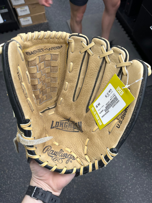 Used Rawlings LH1301 BB/SB Glove RH Throw Brown 13" 10558-S000238025