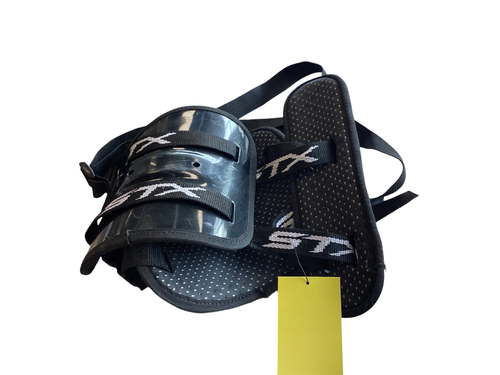 Vist Large View of Product Image Which is Used STX Lacrosse Rib Pads Black SM