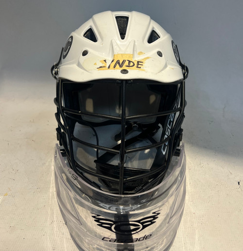 Used Cascade SPR FIL CASCADE Lacrosse Helmet White LG 11878-S000021084