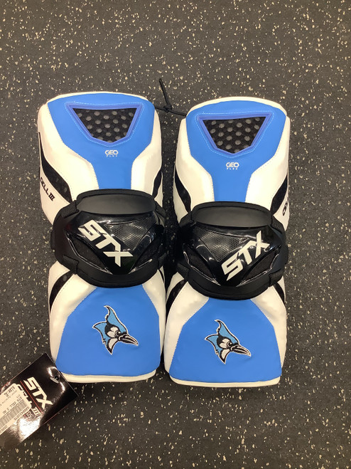 Used STX CELL 3 AG Lacrosse Arm Pads/Guards Carolina Blue XL 11162-S000431075
