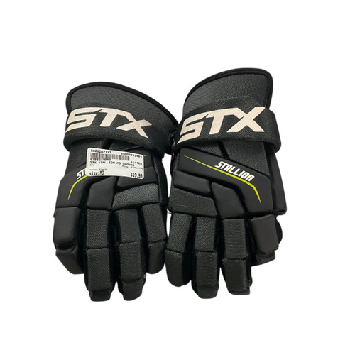 Vist Large View of Product Image Which is Used STX STALLION Lacrosse Gloves Mens Black MD 11484-S000282737