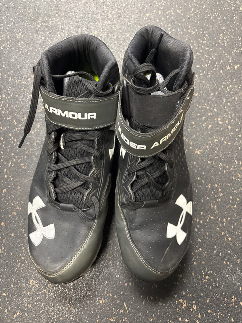 Used Under Armour Adult FB Cleats Black Senior 11 11774-S000081821