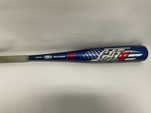 Vist Large View of Product Image Which is Used Marucci CAT9 BB/SB USSSA 2 3/4 Bat 30"