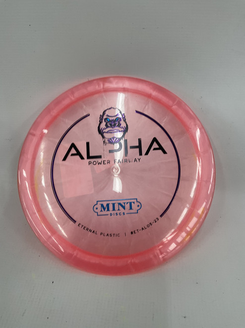 Used MINT ETERNAL ALPHA Disc Golf Driver Pink 11871-S000017980