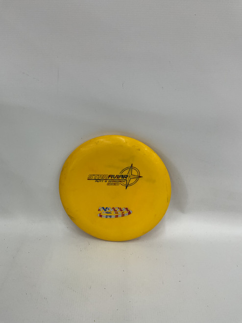 Vist Large View of Product Image Which is Used Innova STAR AVIAR Disc Golf Putter Yellow
