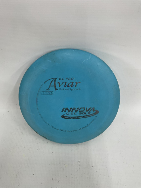 Vist Large View of Product Image Which is Used Innova KC PRO AVIAR Disc Golf Putter Royal Blue 11871-S000018048