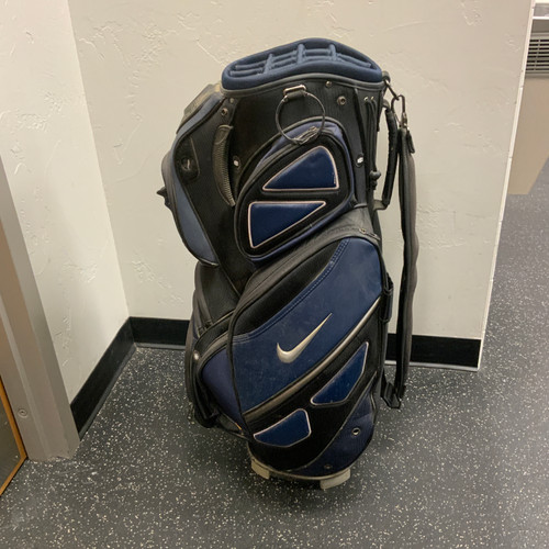 Vist Large View of Product Image Which is Used Nike Mens Cart Bag Navy Blue 11762-S000065277