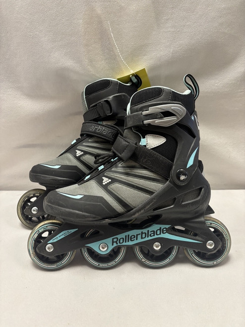 Vist Large View of Product Image Which is Used Rollerblade ZETRA BLADE Senior Rec Fitness Skates Black Senior 7