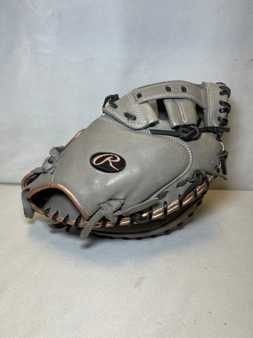 Used Rawlings GG ELITE BB/SB Catchers RH Throw Grey 33" 11490-S000262979