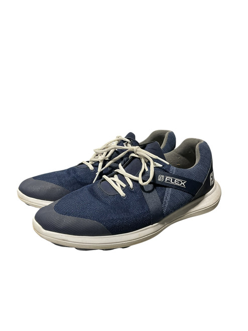Vist Large View of Product Image Which is Used Foot Joy Mens Golf Shoes Navy Blue Senior 12 11834-S000036966
