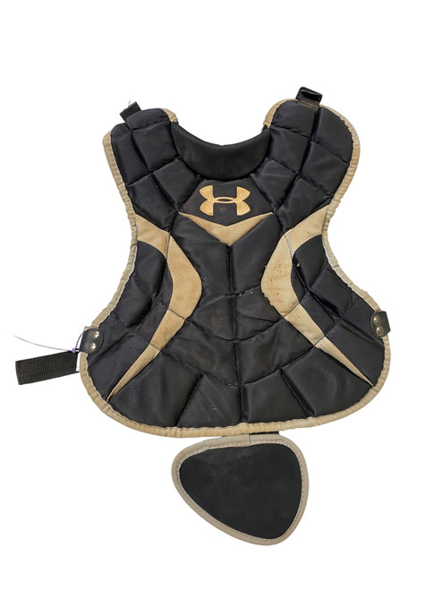 Used Under Armour CHEST PROTECTOR Catchers Chest Protector Black Youth 11706-S000356859