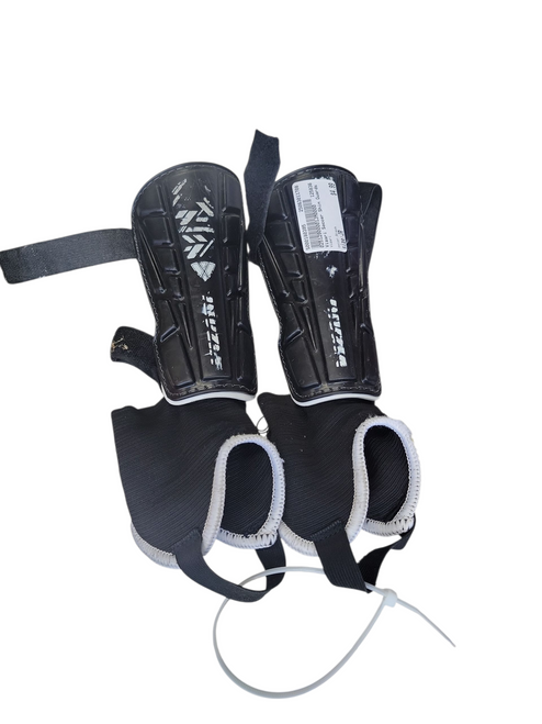 Vist Large View of Product Image Which is Used Vizari Soccer Shin Guards Junior Black Junior