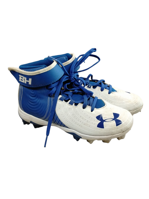 Vist Large View of Product Image Which is Used Under Armour BRYCE HARPER BB/SB Cleats Royal Blue Junior 04.5