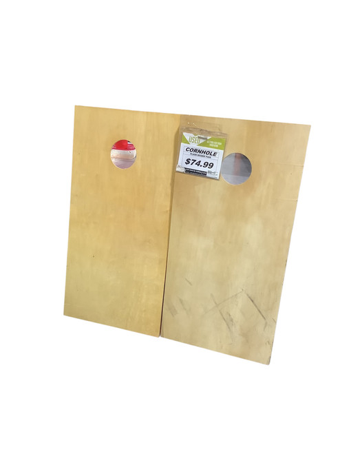 Used PLAIN CORNHOLE BOARD PAIR Other Outdoor Game 11347-S000250288
