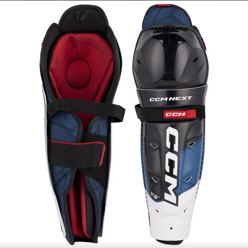 Vist Large View of Product Image Which is New CCM NEXT SHIN GUARD Senior Shin Guards 14"