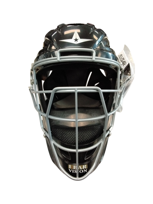 New All Star MVP S7 ELITE Catchers Helmet w/Mask Black LG 11866-S000025875 Vist Large View of Product Image Which is New All Star MVP S7 ELITE Catchers Helmet w/Mask Black LG