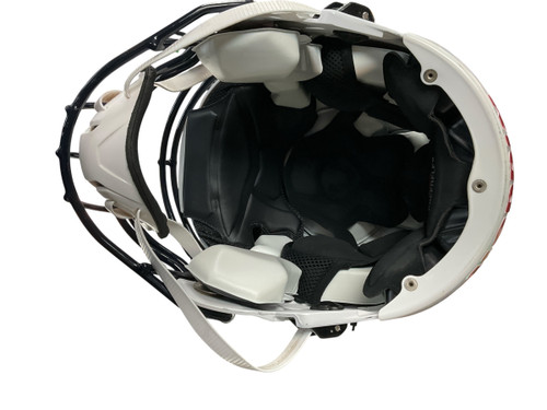 Used Riddell SPEED FLEX FB Helmet White LG 10874-S000254365