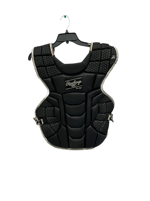 Vist Large View of Product Image Which is Used Rawlings Mach NOCSAE Adult Catchers Chest Protector