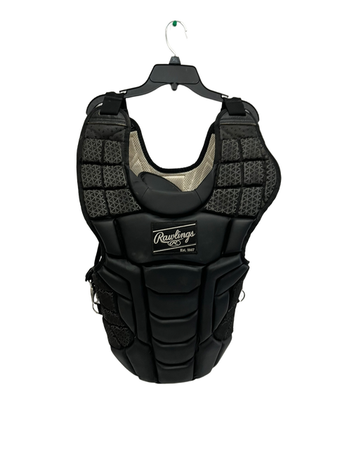 Vist Large View of Product Image Which is Used Rawlings Mach NOCSAE Adult Catchers Chest Protector