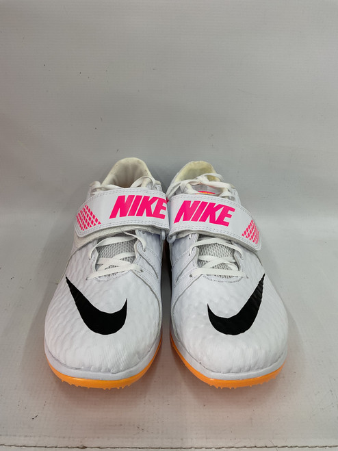 Vist Large View of Product Image Which is Used NIKE HIGH JUMP ELITE Track & Field Cleats Adult White Senior 8.5