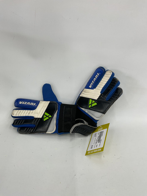Used Vizari GOALIE GLOVES Soccer Goalie Gloves Black And Royal Blue 5 11871-S000018221