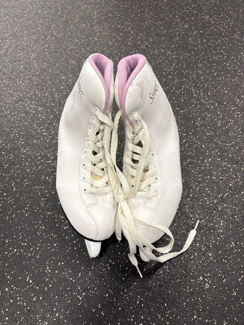 Vist Large View of Product Image Which is Used Lake Placid PLACID WomensFigure Skate White Senior 8 11726-S000283098