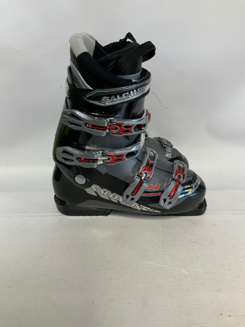 Used Salomon 4 MISSION Mens DH Ski Boot Black 270 MP - M09 - W10 11823-S000032502