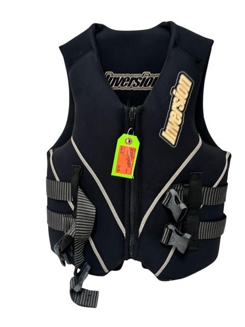 Used Inversion Adult PFD / Life Vest Black XS 28-32" 11731-S000142308
