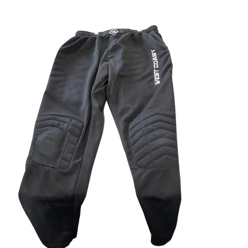 Used WEST COAST SOCCER GOALKEEPER PANTS Goalie Bottom Adt Black LG 11479-S000397497