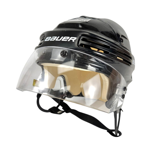 Used Bauer BHH4500L Hockey Helmet Half Visor Combo Black LG 11506-S000283969