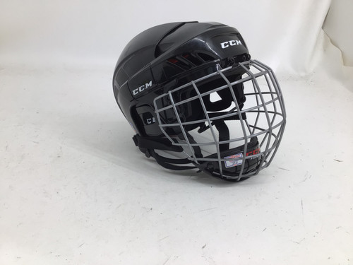Used CCM 50 SM HOCKEY HELMET Helmet Cage Combo Black SM 11752-S000066636