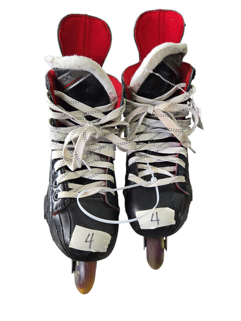 Used Bauer VAPOR XR 400 Roller Hockey Skates Black Junior 04 11617-S000327530