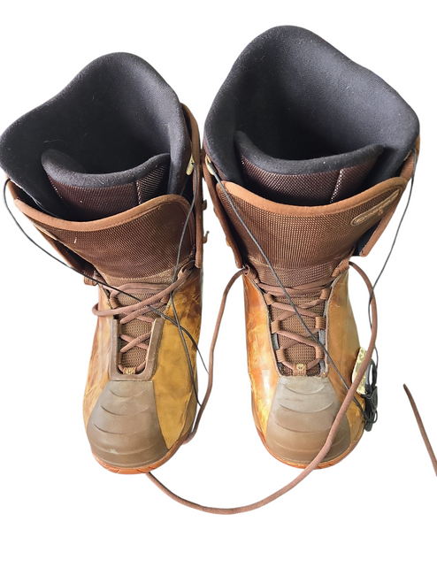 Vist Large View of Product Image Which is Used Ride SB BOOTS Mens Snowboard Boots Brown Senior 12 11617-S000327533
