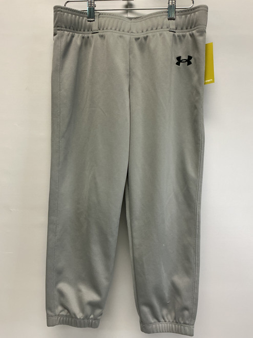 Vist Large View of Product Image Which is Used Under Armour BB/SB Pant Boys Grey LG