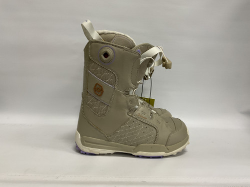 Vist Large View of Product Image Which is Used Salomon Womens Snowboard Boots Grey Senior 6