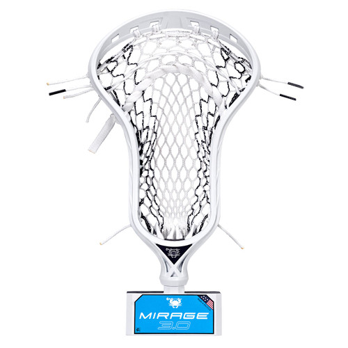 Vist Large View of Product Image Which is New East Coast Dyes MIRAGE 3.0 WHITE STRUNG W BLACK STORM MESH