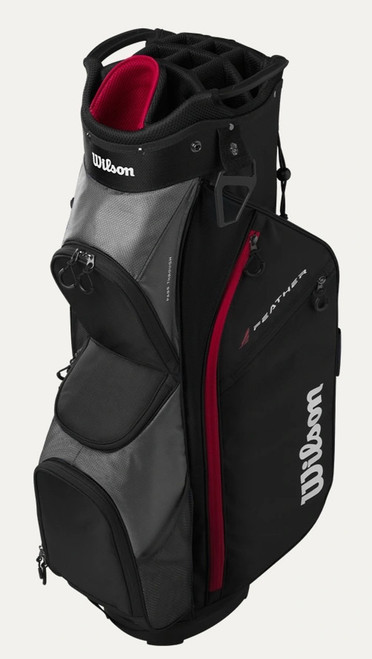 New WS FEATHER CART BAG BK/RD 11347-WILWG4008401