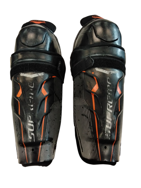 Used Bauer SUPREME ONE.4 Junior Shin Guards Black 11" 11866-S000025939