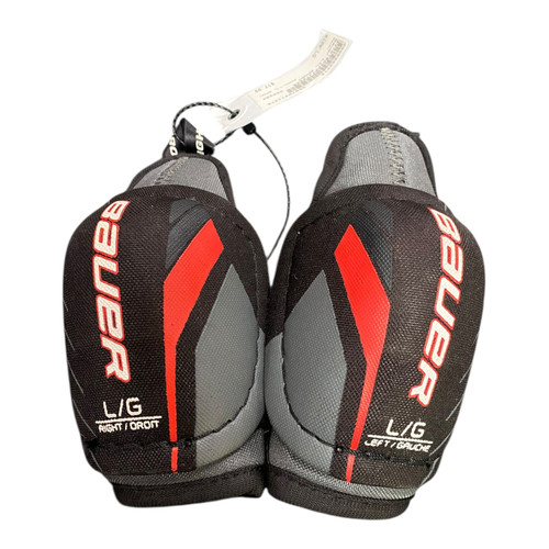 Vist Large View of Product Image Which is Used Bauer LIL SPORT Youth Elbow Pads LG