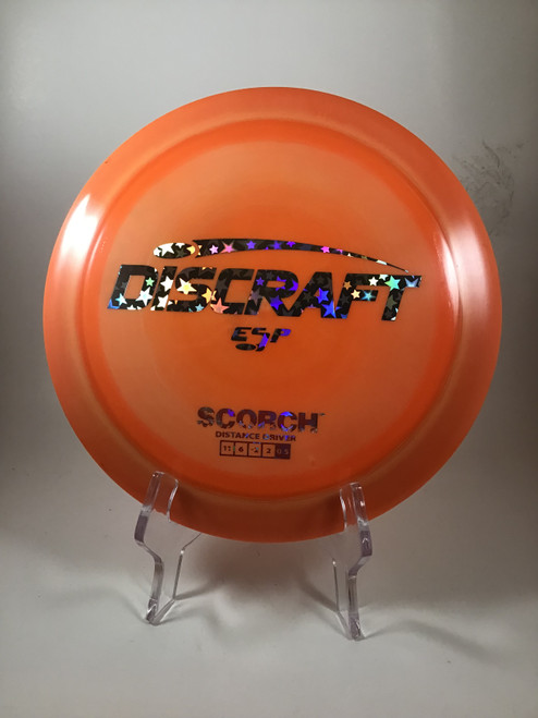 Used Discraft ESP SCORCH Disc Golf Driver Orange 165g 10105-S000285674