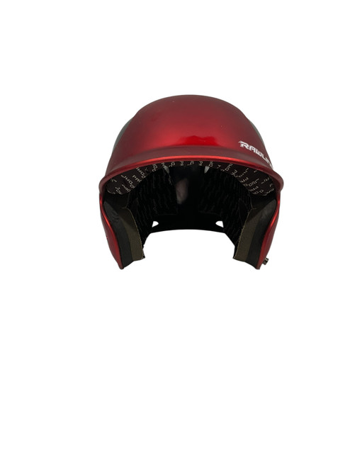 Vist Large View of Product Image Which is Used Rawlings BB HALMET Batting Helmet No Mask Red One Size