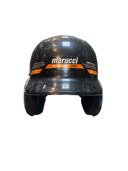 Vist Large View of Product Image Which is Used Marucci DURAVENT D30 Batting Helmet w/Mask Black XL