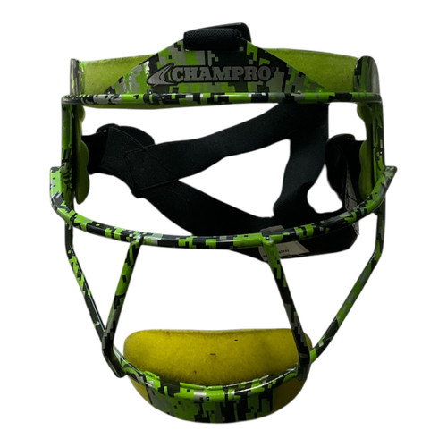 Vist Large View of Product Image Which is Used Champro FIELDERS MASK BB/SB Fielders Mask Green One Size