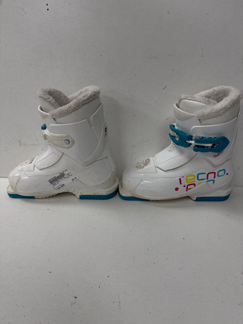 Vist Large View of Product Image Which is Used Tecno Pro G40.1 Girls DH Ski Boot White 205 MP - J01