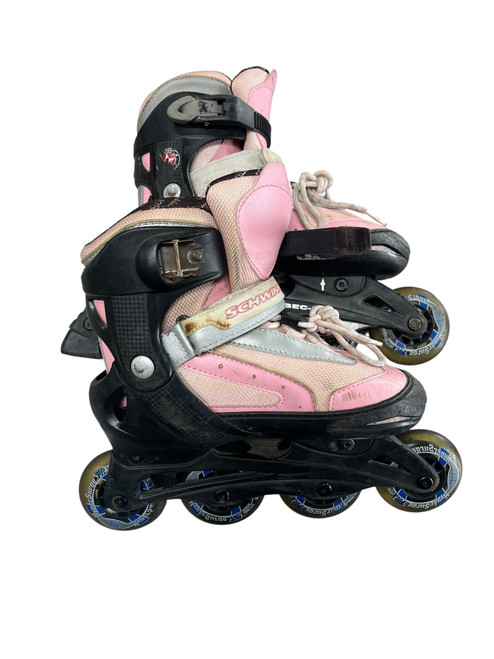 Vist Large View of Product Image Which is Used Schwinn ADJ 5-8 Junior Aggressive Skates Pink Adjustable