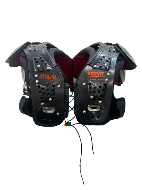 Used Schutt MID FLEX 2.0 38-40 FB Shoulder Pads Black XL 11471-S000161299